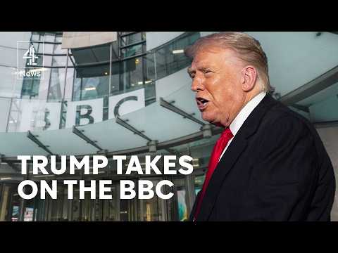 Trump threatens $1bn lawsuit against BBC as bosses resign