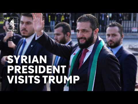 Trump welcomes jihadist turned Syrian president at White House