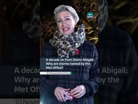 A decade on from Storm Abigail: Why are storms named by the Met Office?