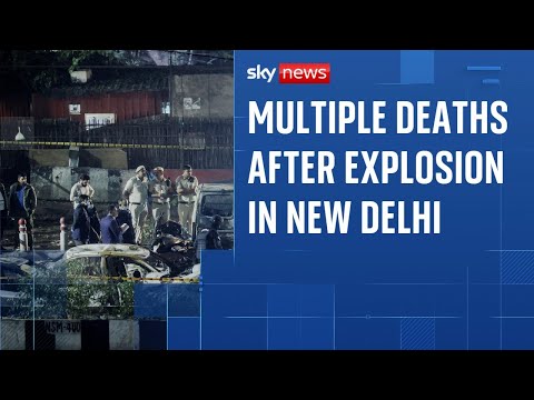 At least eight people killed in car explosion in New Delhi