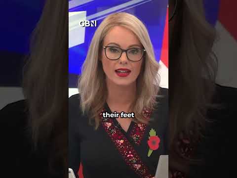 Michelle Dewberry took a moment to celebrate Huntingdon train hero