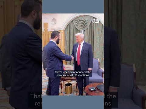 Trump hosts Syrian president in historic first White House visit | DW News