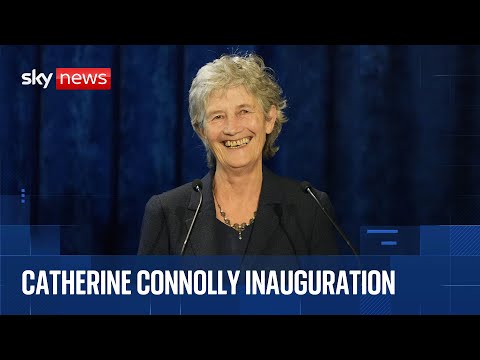 Irish presidential inauguration takes places at Dublin Castle