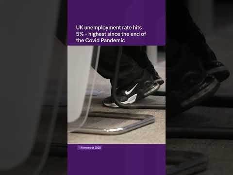 UK unemployment rate hits 5% – highest since the end of the Covid Pandemic