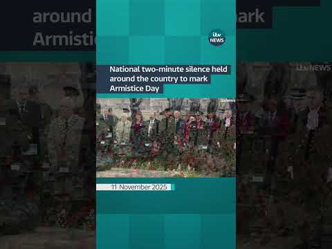 As the UK fell silent, this is how the country marked Armistice Day | ITV News