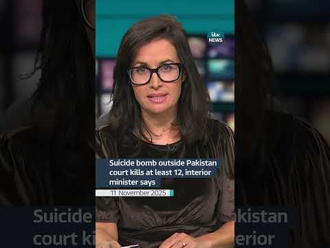 Suicide bomb outside Islamabad court kills at least 12, Pakistan’s interior minister says | ITV News