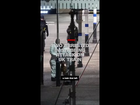 Two arrested in stabbing attack on UK train