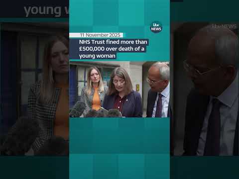 NHS Trust fined more than £500,000 over death of a young woman