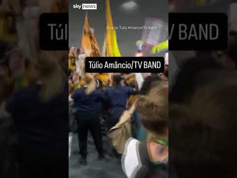 Protestors storm COP30 venue and clash with security guards