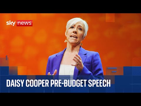 Daisy Cooper delivers pre-budget speech