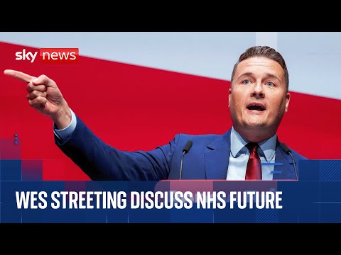 Watch: Wes Streeting gives speech at NHS providers conference