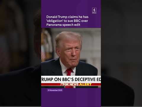 Trump: ‘Obligation’ to sue BBC