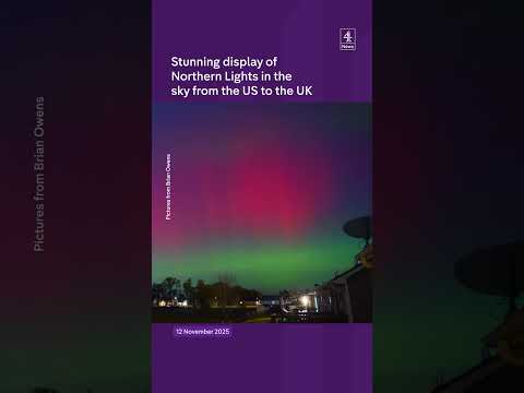 Nothern Lights in the sky over UK
