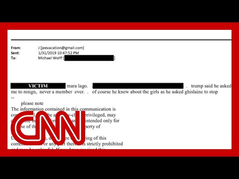 Epstein mentioned Trump multiple times in private emails, new release shows