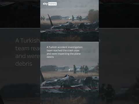 Moment of deadly plane crash in Georgia