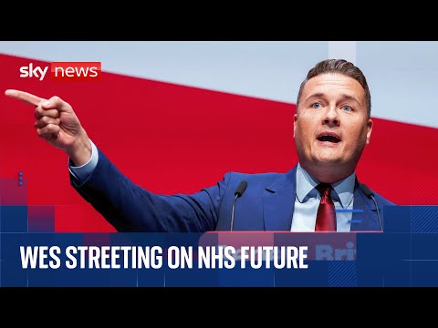 Wes Streeting gives speech at NHS providers conference
