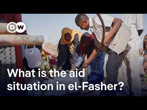 Tens of thousands trapped in Sudan’s city of el-Fasher after RSF seized city | DW News
