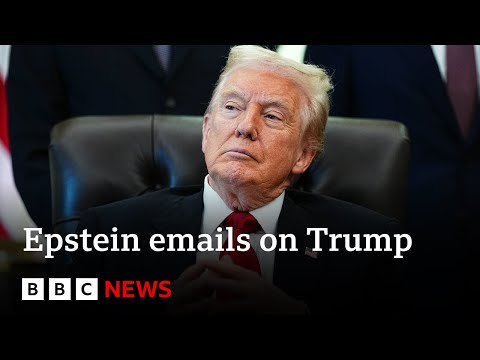 Epstein alleged Trump ‘spent hours’ with one of his victims, in email released by Dems | BBC News