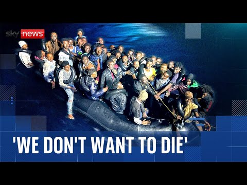 Libya smuggling: Migrants rescued from dinghy – but a cruel twist awaits