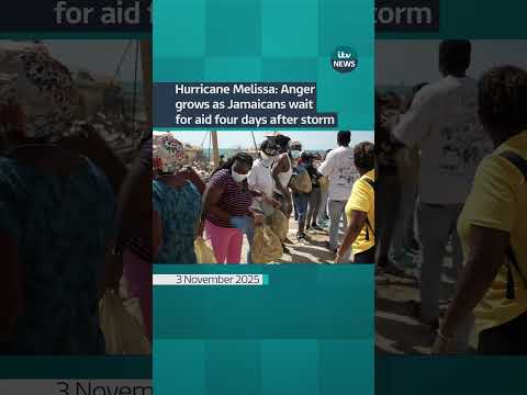 Hurricane Melissa Anger grows as Jamaicans wait for aid four days after storm #itvnews #news