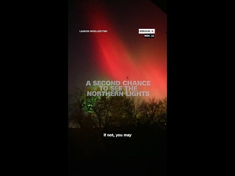 A second chance to see the northern lights