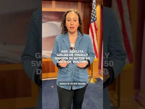 Rep. Adelita Grijalva finally sworn in after 50 days of waiting
