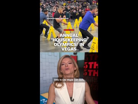 Annual ‘Housekeeping Olympics’ in Vegas