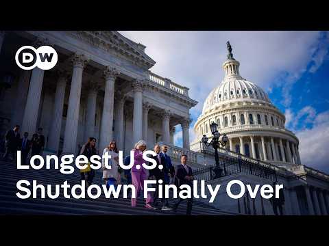 After 43 Days without pay, federal employees in U.S. can return to work | DW News
