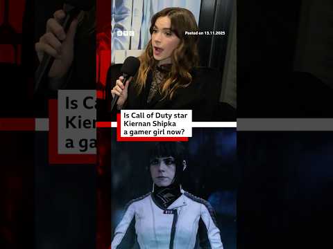 Call of Duty star Kiernan Shipka ‘on the way’ to being a ‘gamer girl’. #CoD #BlackOps #BBCNews