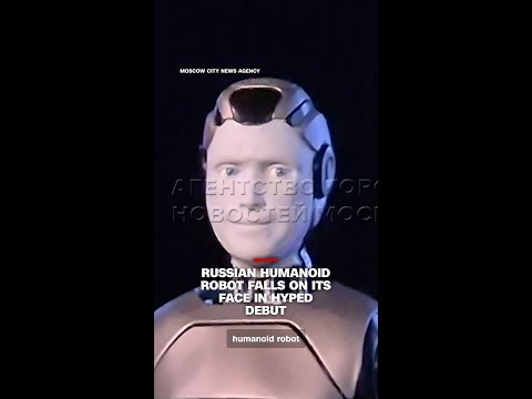Russian Humanoid Robot Falls on Its Face in Hyped Debut