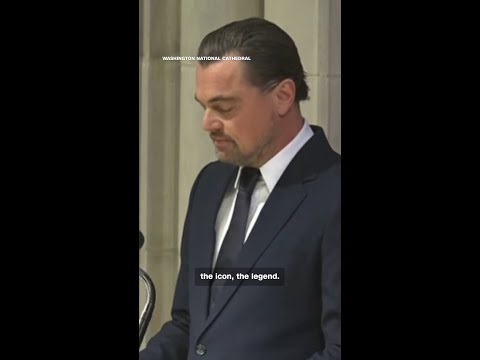 See Leonardo DiCaprio’s tribute to Jane Goodall at her funeral