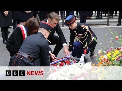 France remembers Bataclan attacks in Paris 10 years on | BBC News
