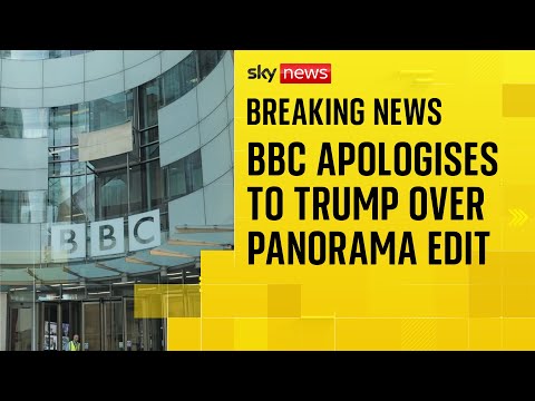 BBC issues apology to US president over Panorama speech edit
