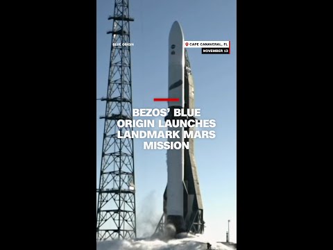 Bezos’ Blue Origin launches landmark Mars mission