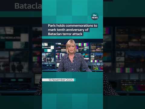 Paris holds commemorations to mark tenth anniversary of Bataclan terror attack | ITV News