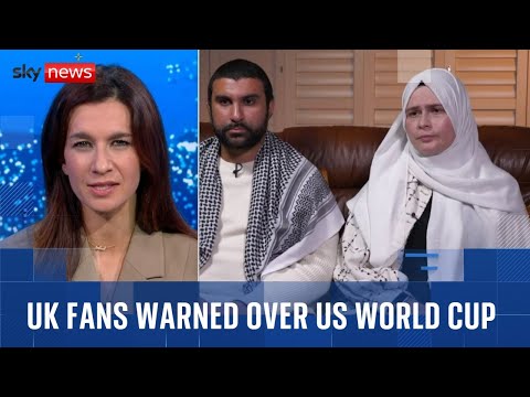 Wife of British journalist held by US immigration issues warning to UK fans travelling to World Cup