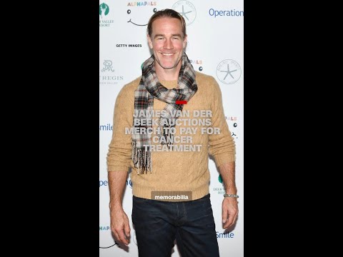 James Van Der Beek auctions merch to pay for cancer treatment