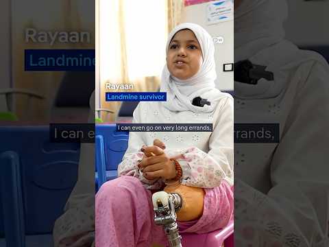 12-year-old Rayaan rebuilds her life after a Syria landmine | DW News