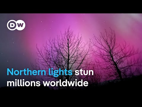 How does the earth’s magnetic field produce the dazzling skies of the northern lights? DW News