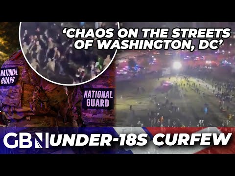 ‘Teenagers BANNED from going out!’ | CURFEW for under-18s after CHAOS in WASHINGTON, DC