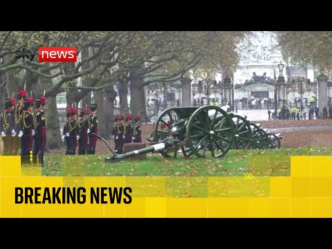 Gun Salutes held in London for King’s birthday