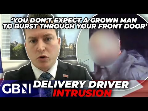 Watch: Shocking moment delivery driver BARGES into MP’s home | ‘Deeply frightening!’