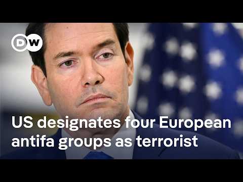 US declares four groups based in Europe “foreign terrorist organizations” | DW News