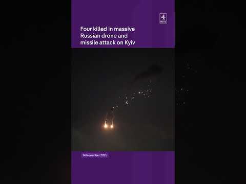 Massive drone and missile attack on Kyiv