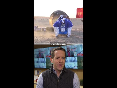 Astronauts return home after being stuck in space