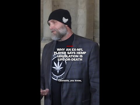 Why an ex-NFL player says hemp legislation is life-or-death