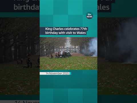 King Charles celebrates 77th birthday with visit to Wales #itvnews