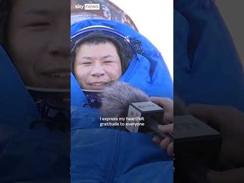 Chinese astronauts land safely back on Earth
