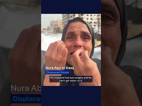 Heavy rain swamps Gaza City tent camp | DW News