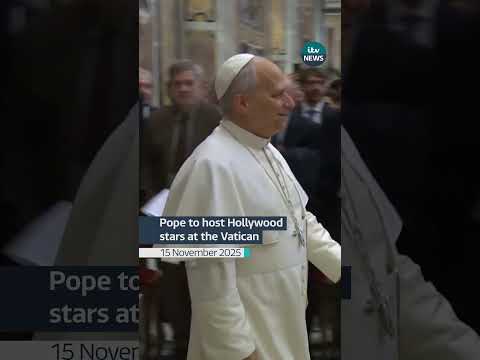 Pope Leo invites Hollywood stars to the Vatican #itvnews